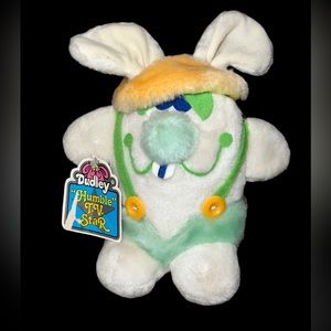 Vintage 1985 Spearhead Eggs  Dudley Easter Bunny Rabbit Plush “Humble TV Star”